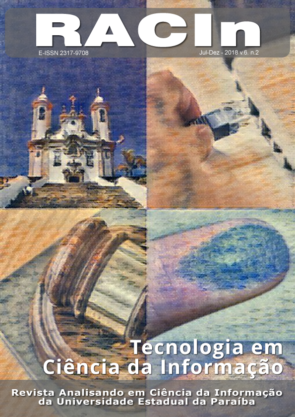 Quatro imagens que se referem a cada artigo: uma instituição antiga, um pendrive, um malhete e uma digital e um