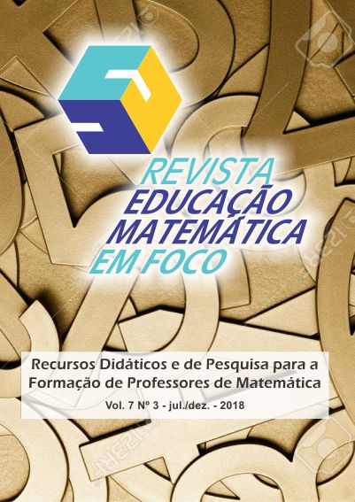 					View Vol. 7 No. 3 (2018): Recursos Didáticos e de Pesquisa para a Formação de Professores de Matemática
				